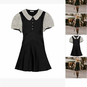 Doen Black and White Mini Dress